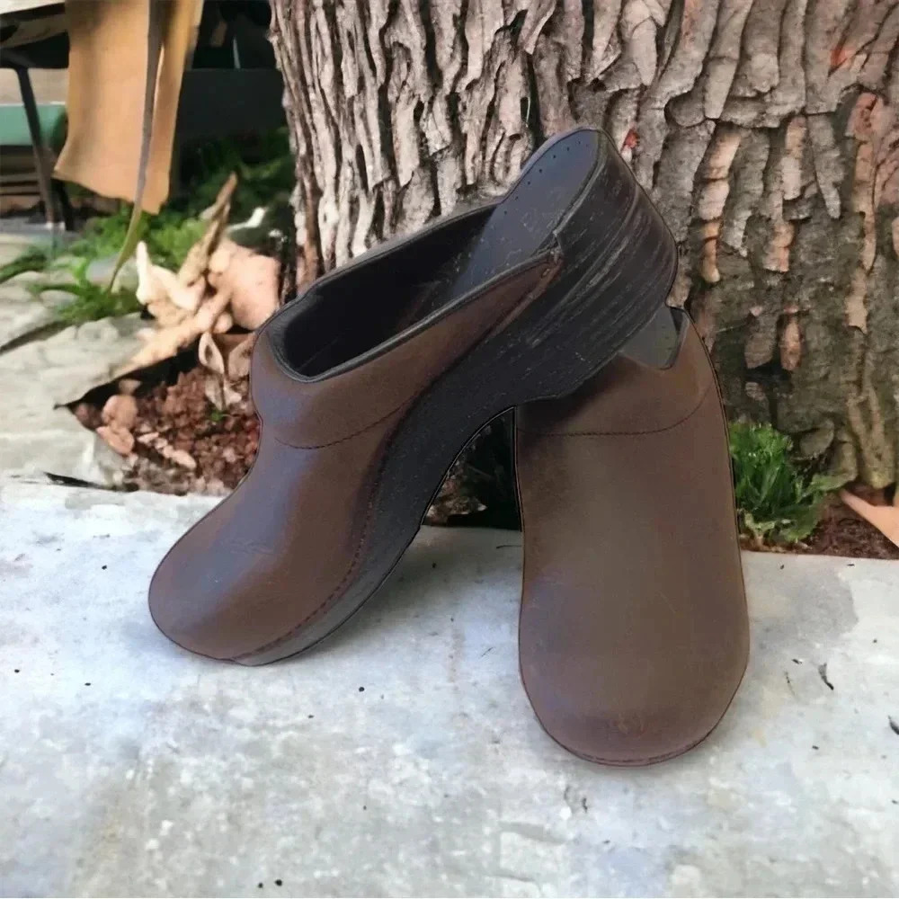 Dansko Clogs Karl Antique Oiled  Leather Shoes Size 46